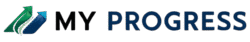 Logo My Progress z napisem