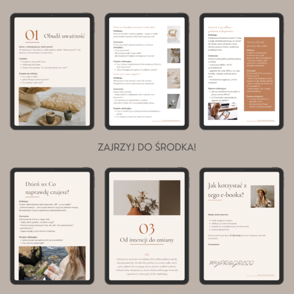 „30 DNI SAMOŚWIADOMOŚCI” – PRZEWODNIK MINDFULNESS DLA ZAPRACOWANYCH | E-BOOK Z ĆWICZENIAMI I REFLEKSJAMI NA KAŻDY DZIEŃ - obrazek 3